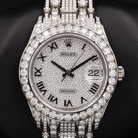 rolex pearlmaster 34 white gold and diamonds|Rolex platinum masterpiece with diamonds.